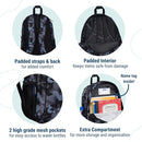 Wildkin 15-inch Kids Backpack – Durable, Padded, Adjustable for School & Travel - Black Camo by TinyTreasures Baby Boutique