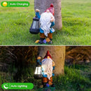 Solar Garden Statue Lights Gnome Figurine with Solar Lantern, Outdoor Garden Succulent Ornaments Waterproof, Fathers Day Mom Gifts for Outside Patio Yard Lawn Decor by CozyNest Decor