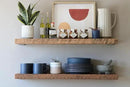 Urban Legacy Deep Floating Shelves | Reclaimed Barn Plank Deep Floating Shelves with Low Profile Brackets | High Weight Capacity (36" x 11" x 2") by CozyNest Decor