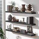 Floating Shelves for Wall, USA-Sourced Fir Wood 48 Inch Wall Shelves Set of 1, Natural Rustic Solid Wooden Floating Shelves Wall Mounted, Nursery Book Storage Shelf, Display Shelf for Bathroom by CozyNest Decor