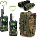 Walkie Talkies for Kids Toys for Boys Aged 5+ Outdoor Toys 2 Way Radio 22 Channel 3 Miles Range for Camp Hunt Adventure Game Birthday 6 7 8 9 10 Year Old Boys Gifts (Green) by TinyTreasures Baby Boutique