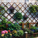 2PCS Expandable Garden Trellis, 38" x 89" Large Wooden Lattice Fence Wall Panel Stretchable Decorative Fences Lattice Trellis for Climbing Plants Outdoor Ivy Vine Rose Clematis Garden Patio Room Decor by GreenHaven Gardens