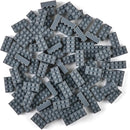 Strictly Briks Classic Brick Starter Kit – 96 Gray 2x4 Stud Pieces - Creative Building Set for Ages 3+ - Compatible with Major Brick Brands by TinyTreasures Baby Boutique
