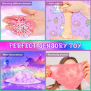 Unicorn Slime Making Kit for Girls - DIY Fluffy Slime Creation Kit with Super Birthday Party Favors by TinyTreasures Baby Boutique