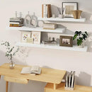 White Floating Shelves 48 Inch Long, 8 Deep Floating Shelves for Wall, Rustic 48" Long Fireplace Mantel, Large 48 x 8 Wall Shelves for Bedroom, Living Room, Bathroom, White Deep Shelves Set of 1 by CozyNest Decor
