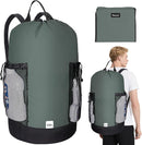 BALEINE 150L Laundry Bag Backpack, 900D Oxford Fabric Large Travel Laundry Bags with Shoulder Straps and 2 Mesh Pockets for College Dorm, Apartment, Laundromat (Dark Grey, 150L) by TinyTreasures Baby Boutique