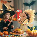 WERNNSAI Thanksgiving Turkey Pinata - Fall Autumn Decorations Wild Turkey Brown Pinata Thanksgiving Party Games for Family Fall Festival Decor Party Favors with Blindfold by TinyTreasures Baby Boutique
