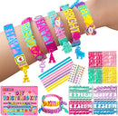 Art & Craft Kits for Kids, DIY Friendship Bracelet Making Kit for Girls, Jewelry Making with Charm & Stickers, Birthday Gifts for Ages 5-12, Toys for Ages 5, 6, 7, 8, 9, 10, 11, 12 Years Old by TinyTreasures Baby Boutique