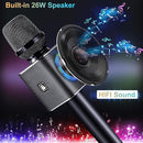 BONAOK Karaoke Microphone, Portable Wireless Bluetooth Karaoke Mic for Adults&Kids Car Home Outdoor Party, Karaoke Machine for PC/All Smartphone G50 Black 2025 by TinyTreasures Baby Boutique