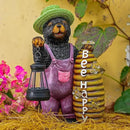 Solar Adorable Bear Garden Statue with Beehive and Lantern - “Bee Happy” Resin Outdoor Decoration for Yard, Patio, or Home Decor by CozyNest Decor