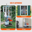 VEVOR Garden Tool Organizer, 10 Slots with Hooks, Yard Tool Tower Rack with Wheels for Garage Organization and Storage, Hold Long-Handled Tool/Rake/Broom, Metal Tool Stand Holder for Shed, Outdoor by GreenHaven Gardens