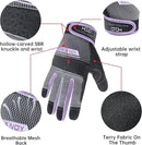HANDLANDY Women Safety Work Gloves Utility Touch Screen Working Grip Glove for Yardwork Gardening Breathable Mechanic Gloves by GreenHaven Gardens