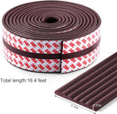 Baby Proofing Edge Corner Protector, 16.4 ft Edge Guards Padding with 3M Adhesive, Extra-Wide Soft Rubber Foam Padding, Furniture,Sharp Edge Safety Corner Edge Bumper Guard-Brown by TinyTreasures Baby Boutique
