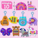 EZCRA Beginner Needlepoint Cross Stitch Kit for Kids Ages 5-8 – Easy Embroidery Starter Set with Jumbo Plastic Needles, Pre-Printed Patterns, Instructions – DIY Arts & Crafts Gift for Girls & Boys by TinyTreasures Baby Boutique
