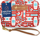 KeepGoing Travel First Aid Kit for Kids – 130 Pc. for Car, Home, Purse, Diaper Bag & Backpack with Latex-Free Bandages - Mini First Aid Kit Travel Size TSA-Approved by TinyTreasures Baby Boutique