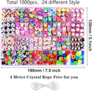1000PCS Polymer Clay Beads Bracelet Making kit, 24 Style Cute Fun Beads Animal Beads Charms for Jewelry Necklace Earring Making DIY Accessories for Women Girls by TinyTreasures Baby Boutique