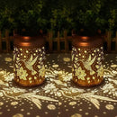 2 Pack Hummingbird Solar Lanterns Outdoor Waterproof Hanging Solar Lights, Birthday Gifts for Women, Men, Mom, Mothers Day Gifts, Outside, Patio, Outdoor, Yard, Lawn, Balcony by GreenHaven Gardens