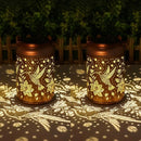 2 Pack Hummingbird Solar Lanterns Outdoor Waterproof Hanging Solar Lights, Birthday Gifts for Women, Men, Mom, Mothers Day Gifts, Outside, Patio, Outdoor, Yard, Lawn, Balcony by GreenHaven Gardens