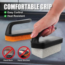 GRILLART Griddle Cleaning Kit for Blackstone, Flat Top Grill Cleaning Kit with Grill Stone, Griddle Scraper, Scouring Pad and Handles, Multifunctional Griddle Accessories for Rusty Grills, Orange by GreenHaven Gardens