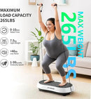 Vibration Plate Exercise Machine, 24" x 14" Extra-Large Vibration Plate for Lymphatic Drainage, Vibration Plates for Weight Loss, Relaxing, Recovery by CozyNest Decor