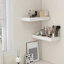 Deep Floating Shelves, 24''W x 12''D Floating Shelves White Set of 2, 12 Inch Deep Large Wood Shelves for Books Living Room Bathroom Laundry Room Bedroom Kitchen Home Office - White by CozyNest Decor