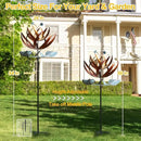 LimeHill Wind Spinner for Yard and Garden - Large Metal Kinetic Wind Sculptures for Outdoor Decorations (24 X 84 Inches) by CozyNest Decor