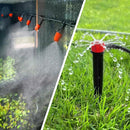 240FT Drip Irrigation System,Automatic Drip Irrigation Kit with 1/2 inch Hose 1/4 inch Distribution Tubing and Accessories,for Lawn Raised Bed Greenhouse Plant Watering System by GreenHaven Gardens