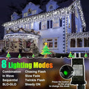 98FT 900LED F8 Upgraded Christmas Lights Decorations Waterproof 8 Modes Christmas Lights Outdoor with Memory and Timer Fairy Lights Plug-in Christmas String Lights for Holiday Party Wedding Home Roof by GreenHaven Gardens