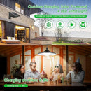 Lixada Solar Pendant Light Outdoor Indoor Hanging Light LED Shed Light Waterproof Pendant Lamp with Remote Control & Pull Cord for Garden Yard Patio Balcony Landscape Home Decoration by GreenHaven Gardens