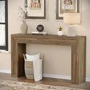 Rresyet 55 Inch Long Console Table, Sofa Table Behind Sofa, Wooden Entryway Table, Farmhouse Entryway Table for Entry, Hallway, Living Room (Wood) by CozyNest Decor