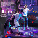 Flooyes Dance Mat Toys for 3-12 Year Old Kids, Electronic Dance Pad with Light-up 6-Button Wireless Bluetooth, Music Dance with 5 Game Modes, Birthday Toys Gifts for 3 4 5 6 7 8 9 10+ Year Old Girls by TinyTreasures Baby Boutique
