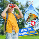 LET'S GO! Binocular for Kids, Compact High Resolution Shockproof Binoculars by TinyTreasures Baby Boutique