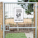 Chicken Coop Accessories Metal Signs,Funny Chickens Tin Signs - Chicken Decor Farmhouse Wall Decor,Chickens Gifts Rustic Farm House Decorations for Home/kitchen/Outdoor Garden by CozyNest Decor