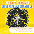 Strictly Briks Classic Bricks Starter Kit, Black, 96 Pieces, 2x3 Studs, Building Creative Play Set for Ages 3 and Up, 100% Compatible with All Major Brick Brands by TinyTreasures Baby Boutique