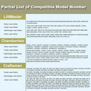 Black Garage Door Opener Keypad for liftmaster Chamberlain Craftsman Openers Produced Since 1993, Wireless Keyless Entry keypad, Replaces 877MAX, 878MAX, G940EV-P2, 877LM, 377LM, 977LM by GreenHaven Gardens