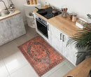 Keen Home Design 2x3 Rug - Machine Washable Entry Rug with Non-Slip Backing, Ideal for Enteryway, Kitchen, Bathroom, Laundry Room - Vintage, Easy Clean, Durable, Low Pile Rug - (2' x 3') by CozyNest Decor