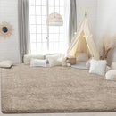 4x6 Area Rug for Living Room: Fluffy Shag Soft Washable Rugs Fuzzy Plush Indoor Carpet for Bedroom Nursery Playroom Dorm Kids Girls Boys Room (Camel, 4'x6') by TinyTreasures Baby Boutique