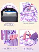 BLUEFAIRY Kids Backpack for Girls Elementary Primary Middle School Bag for Aged 8-10 for Teens Childs Bookbag Back to School Bag Mochilas Escolares para Niñas de 7 8 9 10 Tie-dye Purple by TinyTreasures Baby Boutique