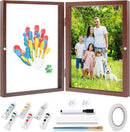 Omrhvi Family Handprint Kit, DIY Craft Keepsake, Hand Print Photo Frame, Family Gifts for New Mom, New Baby, New Parents, Grandparents, Mother's Day, Father's Day, Adoption Day, Anniversary by TinyTreasures Baby Boutique