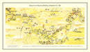 Vintage Map of Yangtze River Valley, 1930