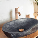 Copper Push Button Bathroom Sink Drain Stopper Without Overflow - AK82001C