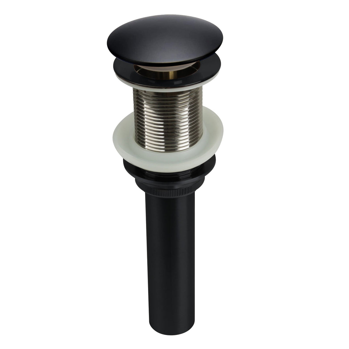 Copper Push Button Bathroom Sink Drain Stopper Without Overflow - AK82001C, photo 9 of 10