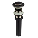 Copper Pop Up Drain Stopper With Overflow - AK82003C