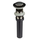 Copper Pop Up Drain Stopper With Overflow - AK82003C