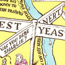 Vintage Map of United States 1932