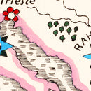 Vintage Map of Europe, 1931