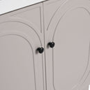 Modern Freestanding Bathroom Vanity With Soft Close Cabinet Doors by HouseOfZazla