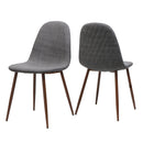 Elegant Dining Chair Set With Fabric by HouseOfZazla