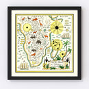 Vintage Map of South Africa, 1931