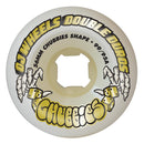 Oj Double Duro White Chubbies 56mm 99a/95a Skateboard Wheels
